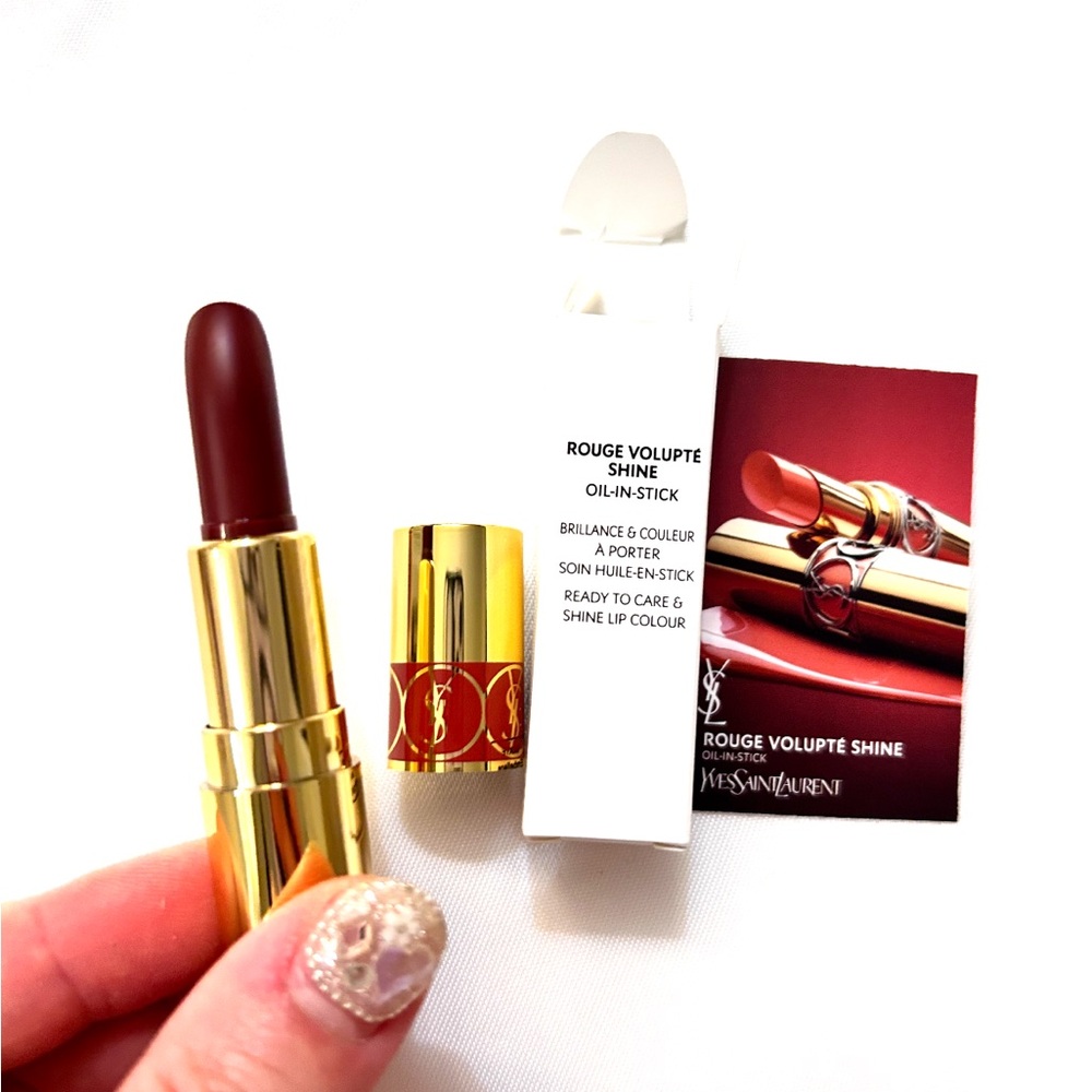 YSL Rouge Volupte Shine oil-in-stick. 154